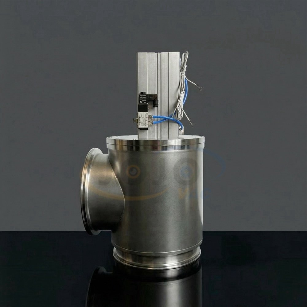 High Vacuum Angle(Block) Valve (Pneumatic,Large DN63-DN400)